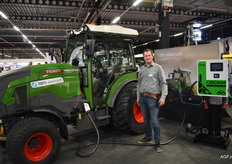 Marc Gerards van Holland Utrecht Landbouwmechanisatie bij de elektrische Fendt