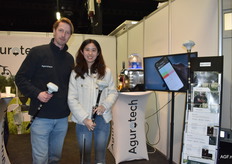 Agurotech met Freek Schenk en Grace Wei met hun meetapparatuur