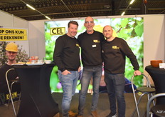 Bekende gezichten in letterlijk een nieuw jasje, Jaco Huiskamp, Maico muller en Peter Roelofsen van CelWise zij zijn voor zichzelf begonnen en met CelWise nu nieuw op de appeldag