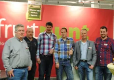 Het team van fruitpunt: Marcel Tazelaar, Rini kusters, Andries Goeree, Frank Eerland, Jackie Jansen, Ronald Damme.