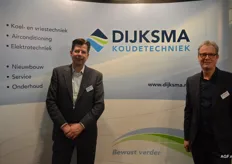 Henk Dijksman en Piet de Wit van Dijksma Koudetechniek uit Emmeloord.