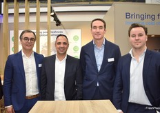 Gonçalo Vieira, Issa Mahshi, Bart Vlug, en Coen van der Heide van Kuehne+Nagel’s Global Perishables divisie
