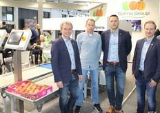 Evert Jan Wassink, Daniel Tol, Romke van Velden en Vincent Corzel van Sorma Group.