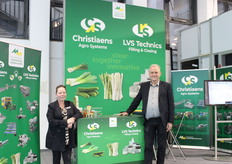 Angelique Christiaens en Hans Kalter van Christiaens Agro System.