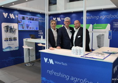 Hans Blaak, Robert Hoenderdos en Leendert Jan Boogert van VAM Watertech.