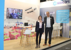 Bianca van Dijk en Eric de Beij van Geerlofs Koeltechniek.