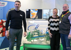 Hans Keijzer, Petra Steenhoek en Russell Quandt (distr. VS)