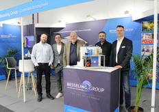 Steve Ingrem, Rob Hartog, Ton Besseling, James Tumbler en Andre van Dienst van Besseling Group.