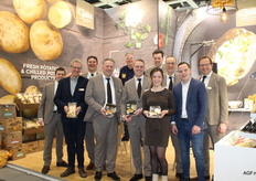 Het team van Quik's Quality Potatoes met Marco van Helden, Teun Thur, Dave Kanters, Peter Quik, Kees van Veldhoven, Jurriaan Oudejans, Thamara Quik, Henk Hagoort, Ron David, Ron Oomen en Peter Hoogendoorn