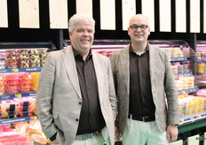 Wim Kleinjan (Fruity Pack) en Jan Kraaijeveld (SourceFruit)