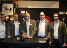 Patrick de Rooi, Arjan van Kessel, Jack van Kessel, Martijn van Oort en Jacco van Kessel van Van Kessel Fruit/Oskam