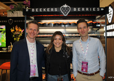 Elwin Sterrenburg, Kelly Nollen en Koen Mathijssen van Beekers Berries / BerryWorld