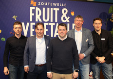 Bertus Schipper, Arjan Zoutewelle, Felipe Vyoini, Martin Bogaard en Sander Buizer van Zoutewelle