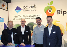 Adriaan van Beek, Olaf van Dooren en Benjamin van Beek van De Laat Koudetechniek met Andre van Dienst van Besseling Group