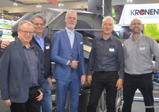 Stephan Zillgith (Kronen), Menno Jongsma (Synergy Systems), Ivo Geukes (GKS), Johannes Günther (Kronen) en Mark Damant (Lingwood)