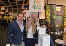 Jeroen Wesseling en Ralph Reinders van Dutch Credit Brokers met Corline Boekhout