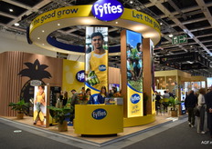 De Stand van Fyffes was weer heel toegankelijk en opvallend ingericht