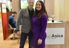 Leendert Vellekoop van Asica group had bezoek van Suzanne Goyarts van Berencourt Global logistics