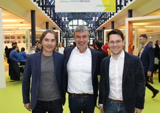 Ed Larik, Jim Segers en Simon Landsheere van J&S Packaging