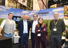 Vrolijke gezichten op de stand van Warnez, die aangaven mooie contacten te leggen op de beurs