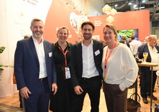 Mateus Polecki, Tineke Van de Voorde, Stef Wilrycx en Nathalie De Keijser van Port of Antwerp-Bruges