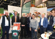 Prominent op de stand van Bel'Export en New Green stond de Bloss-appel, die de coöperatie New Green sinds kort exclusief verhandeld op de Belgische markt