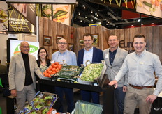 Ondanks veel drukte op de stand van Vergro/DVL was er toch even ruimte om een foto te maken met het team