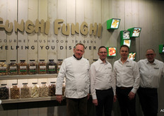 Team Funghi Funghi met Leon van Basten, Corné Verboom, Gerard Moerman en Quintin Kros