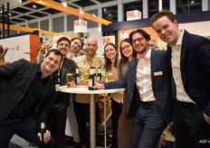 Het team van Agriplace was ook present voor een drankje: Alexey, Luca, Gilles, Maurice, Wouter, Hanna, Magdalena, Adrian en Simon