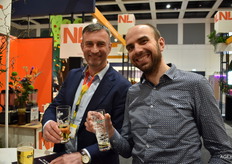 Mieczyslaw Banach van Grodan/Rockwool met Toon Tielen van de WUR