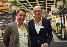 Arne Bac van de Rabobank en Ton van Dalen van Oxin Growers