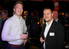 Matthijs van Zeijl van Poiesz Supermarkten en Rudi van Eersel van Boon Food Group