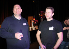 Wim van der Staaij en Jordi van Rens van tomatenkwekerij van Rens