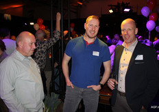 Martin Bach en Daniel Kraft van Port International met Jarno Houben van Fruitful-Berries