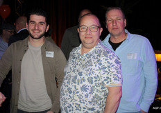 Joost van der Vleuten (Kwekerij van der Vleuten), Remco Postel (Tuinderij Vers) en Arno Verbocht (Herelse Heide)