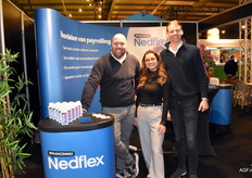 Nedflex zit naast de agfsector ook in de horeca hier met Mike Zuurbier, Larissa Havermans en Diesel Groot