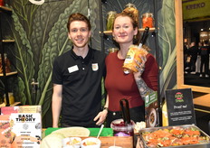 Rick van Marrewijk van Hak Fresh en Do Bongers van Basic Theory met de gefermenteerde groenten Do heeft een hele goede samenwerking met Hak Fresh en staan daarom samen in de Bidfood stand