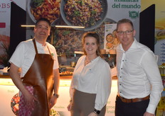 Team Ardo met Alex Ching, Britt Kustermans en Mark Monden, zij hadden de wereldse salades (vriesvers) weer meegenomen, bijzonder en makkelijk!