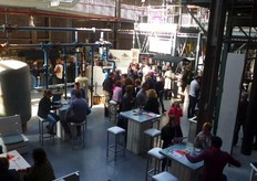 Even bijkletsen met een drankje.