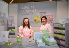 Magali Renard en Sigrid Severijns maken met Life is Bananas hun debuut op Tavola. Het bedrijf is gespecialiseerd in gevriesdroogd fruit in de smaken aardbei, mango en banaan