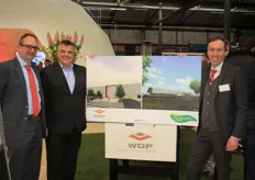 Partnership WDP en The Greenery. V.l.n.r.: Rien Van Ast (Management WDP Nederland) Philip Limvers (CFO The Greenery) en Joost Uwents (CEO WDP)