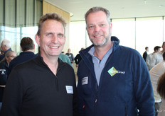 Broccoliteler Rene Verdonk met Chris Groot van AGF-Direct
