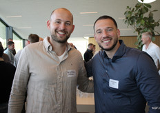 Luc van den Bosch van Walero met Tom van der Meer van Combilo