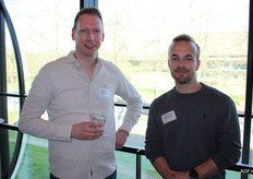 Job Kaashoek (De Tuindershoek) met Maik de Groot (Kwekerij Concordia)