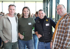 Peter Strijbos (Oxin Growers), Martijn Vermeulen (Dutch Salads), Joop Giebels (Scherpenhuizen) en Vincent Janssen (Dutch Salads)