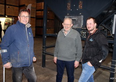 Rien Bregman van Bregman vof, Jan van de Velde en Kees Bom van Agro Duiveland