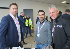 Tim van Duin (Willy Naessens), Omid Abdi (DAS Nederland) en Raymond van Delden (VGP)
