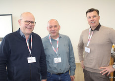Bart van Zijderveld (Van der Hout Vastgoed), Rene van den Brom (Bogaerds Architecten) en Clarens van der Hout (Van der Hout Vastgoed)