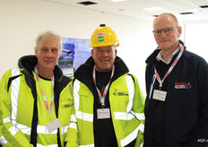 Sjaak Batenburg, Piet van Bommel (Willy Naessens) en Ronald van der Griend (Kivits Transport)