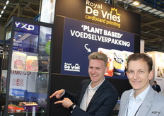 Joost de Bruijn en Jeroen de Vries van Royal De Vries cardboard printing